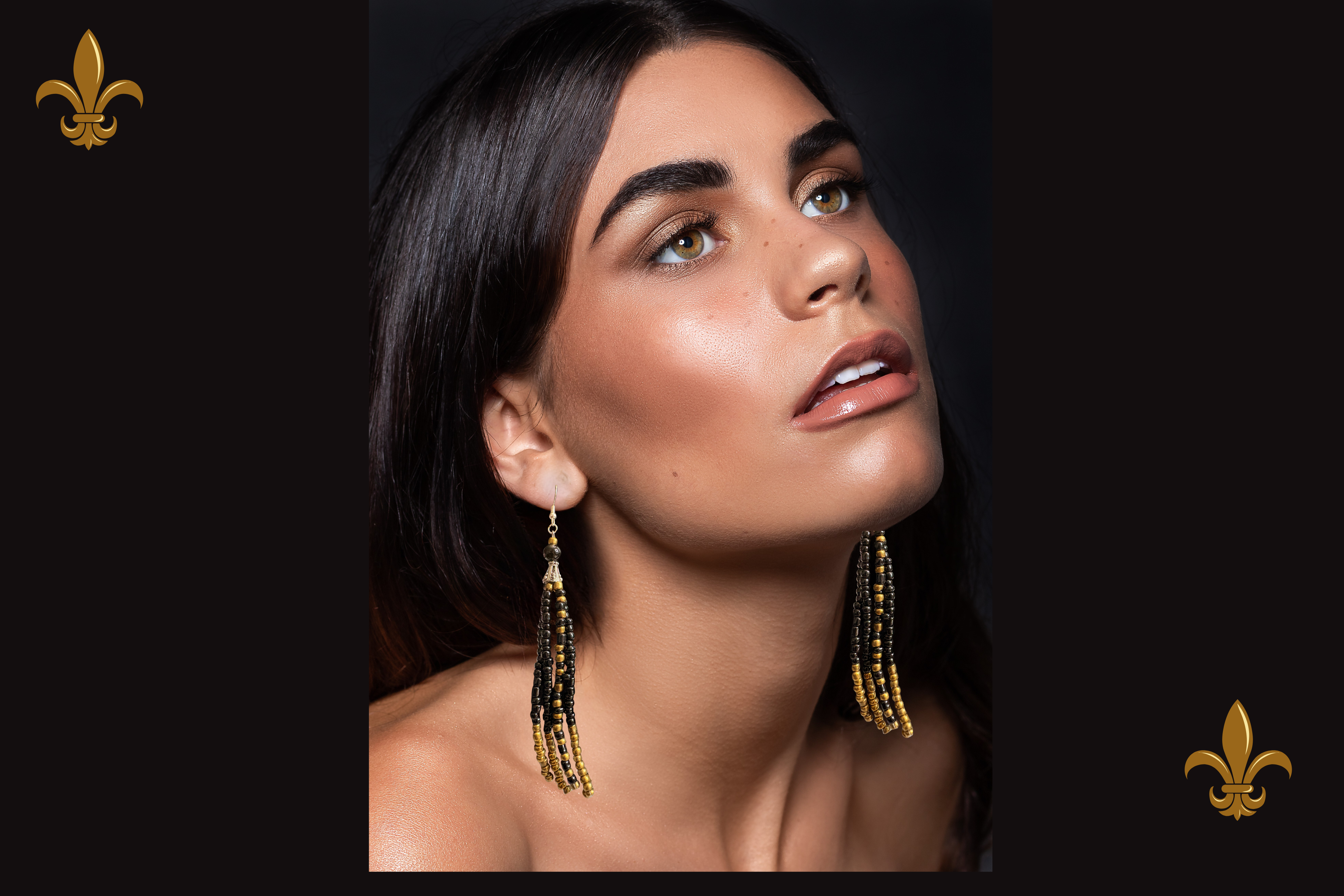 Who Dat Fringe Earrings