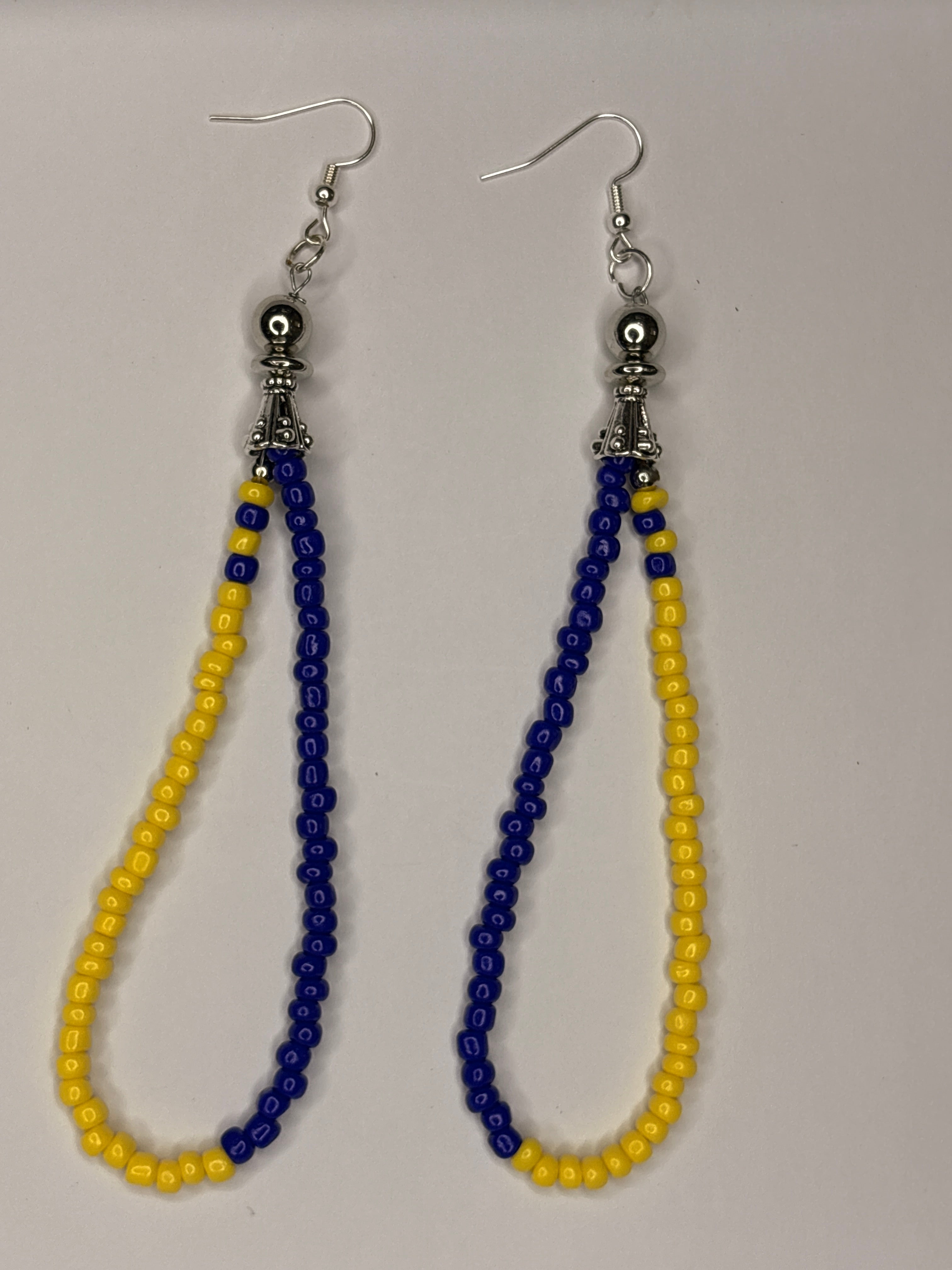 LSU Inspired Fringe Hoop