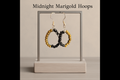 Midnight Marigold Hoops